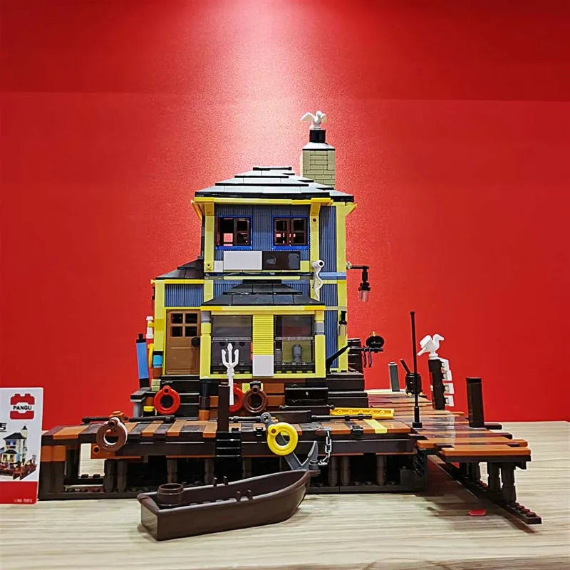 Building Blocks Creator Expert MOC City Dive Shop Bricks Toy Construction Set Toys - 4