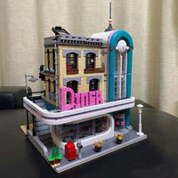 Thumbnail for Building Blocks MOC Creator Expert City Downtown Diners Bricks Toys EU Construction Set Toys - 9