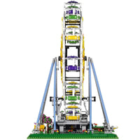Thumbnail for Building Blocks MOC Creator Expert City Ferris Wheel Bricks Toys EU Construction Set Toys - 4