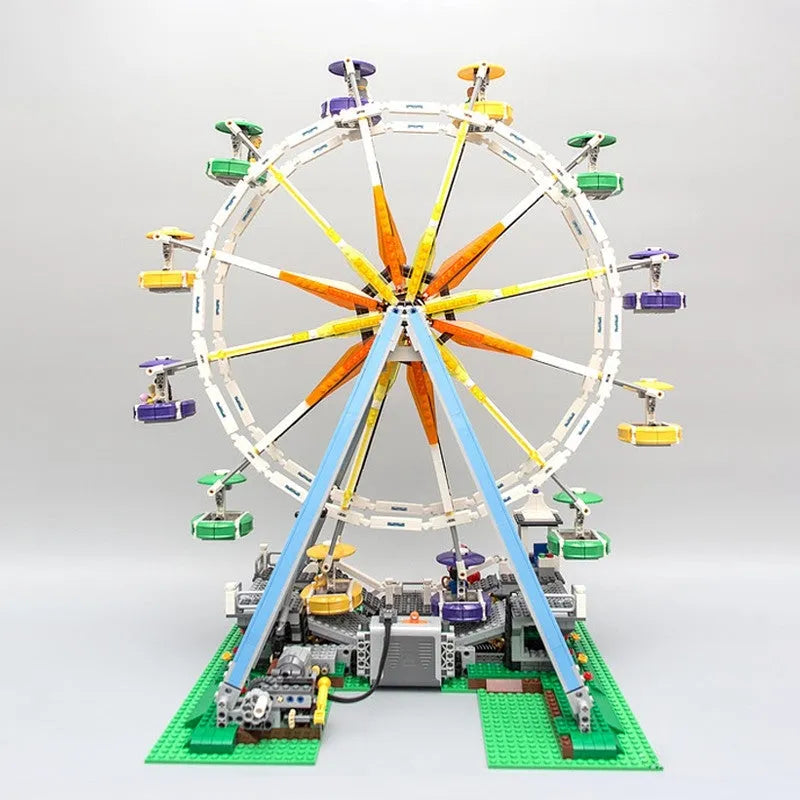 Building Blocks MOC Creator Expert City Ferris Wheel Bricks Toys EU - 10