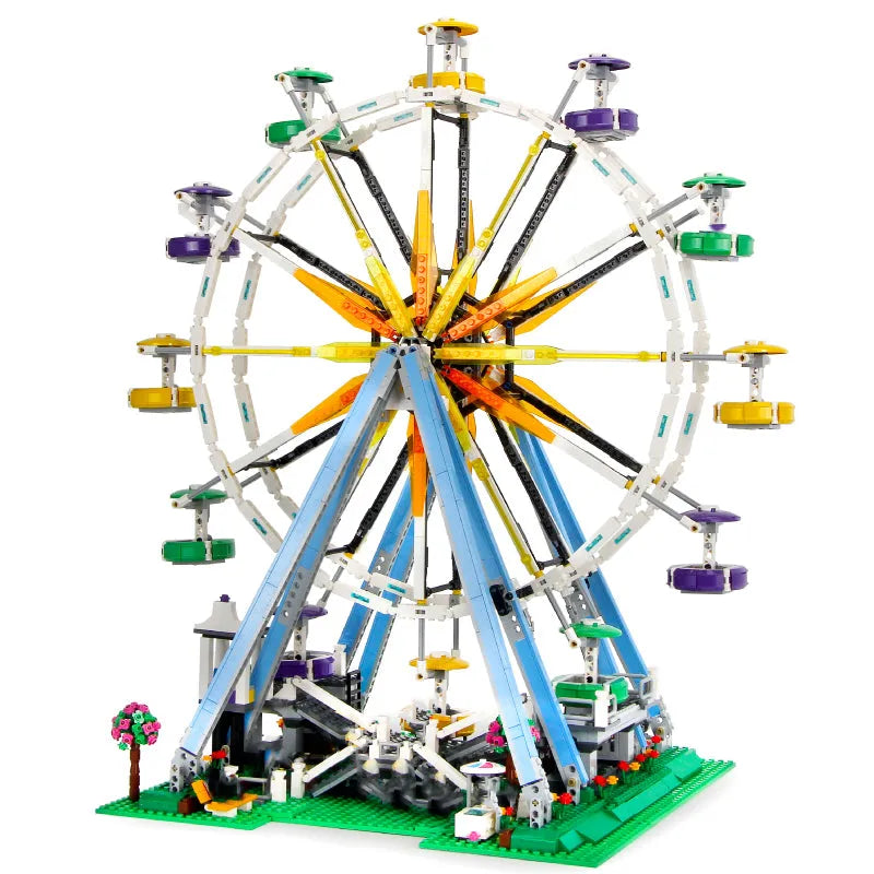 Building Blocks MOC Creator Expert City Ferris Wheel Bricks Toys EU Construction Set Toys - 1