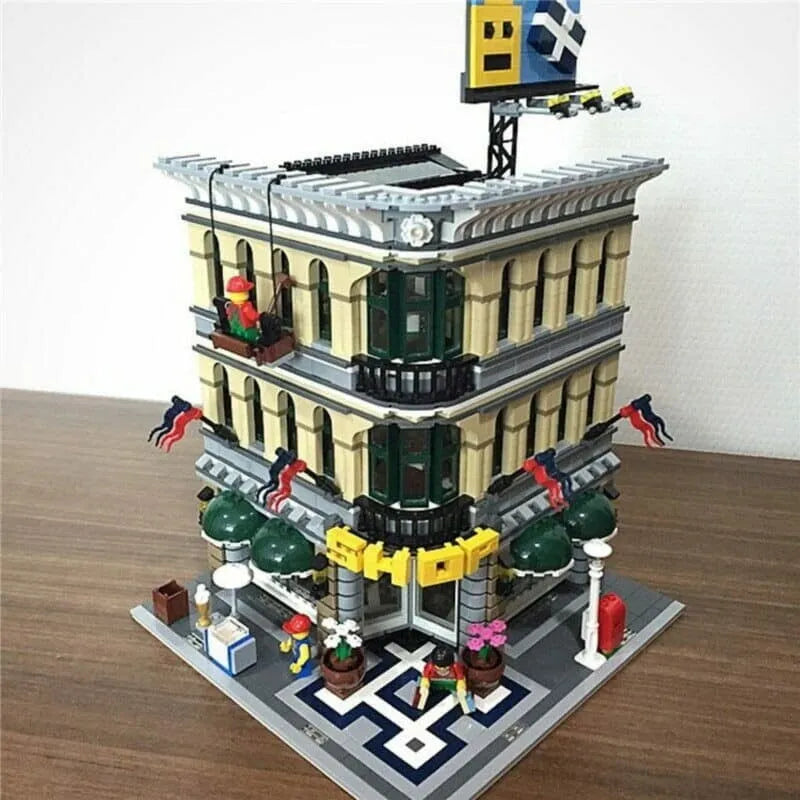 Building Blocks MOC Creator Expert City Grand Emporium Bricks Toys EU - 12
