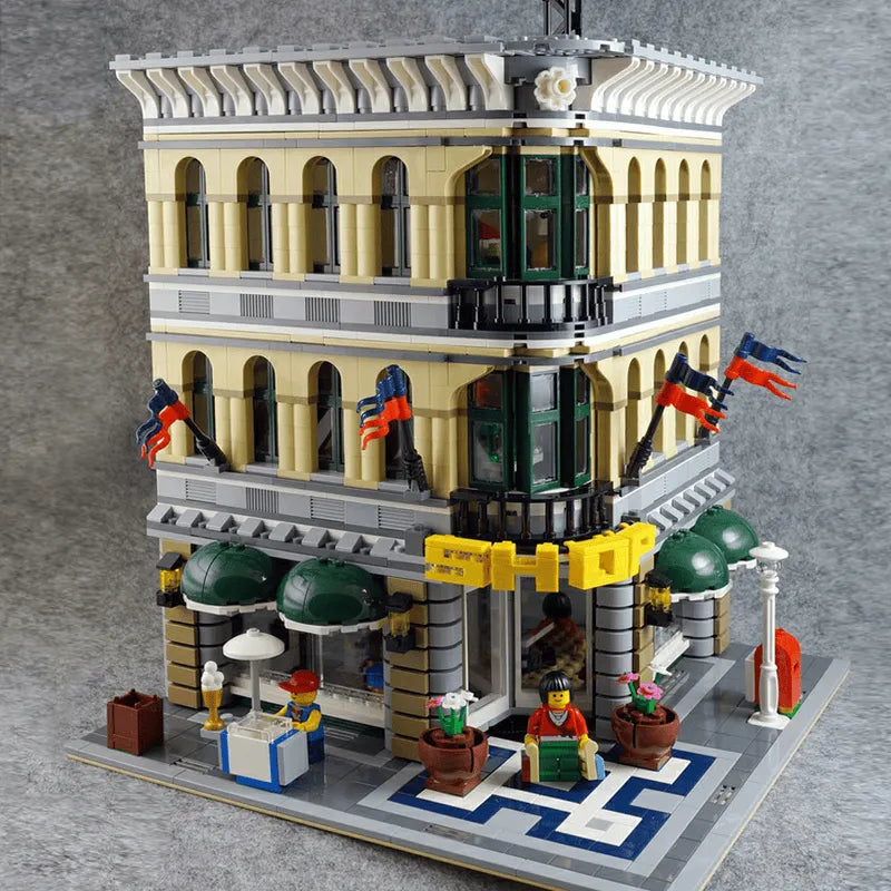 Building Blocks MOC Creator Expert City Grand Emporium Bricks Toys EU - 1