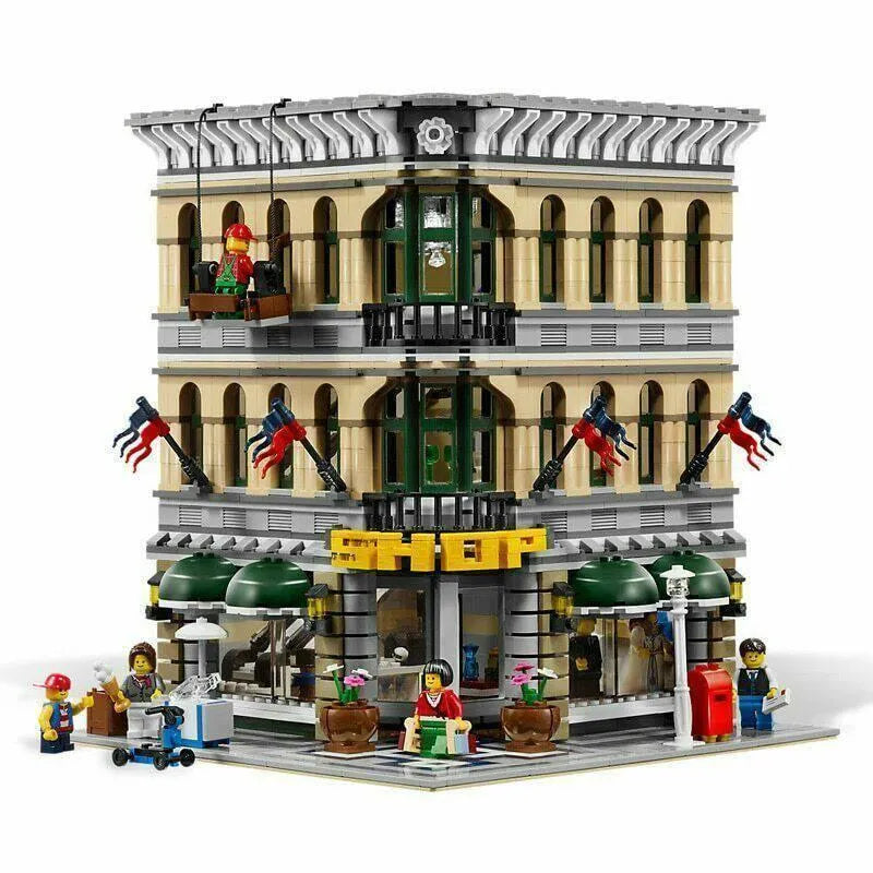 Building Blocks MOC Creator Expert City Grand Emporium Bricks Toys EU - 5