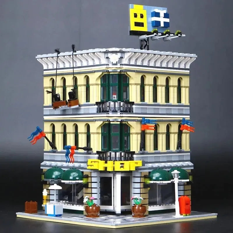 Building Blocks MOC Creator Expert City Grand Emporium Bricks Toys EU - 2