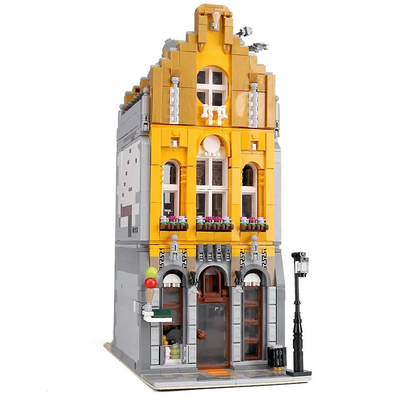 Building Blocks MOC Creator Expert City Ice Cream Shop Bricks Toy - 3