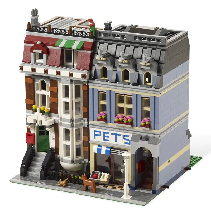 Building Blocks MOC Creator Expert City Pet Shop Store Bricks Toys EU - 3