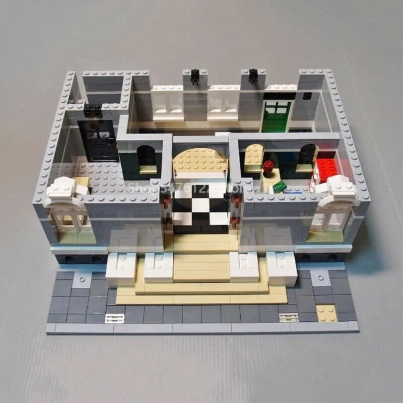 Building Blocks MOC Creator Expert City Town Hall Bricks Toys 15003 - 12