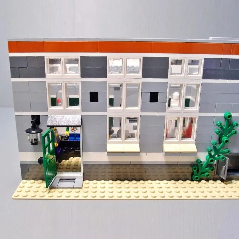 Building Blocks MOC Creator Expert City Town Hall Bricks Toys 15003 - 8