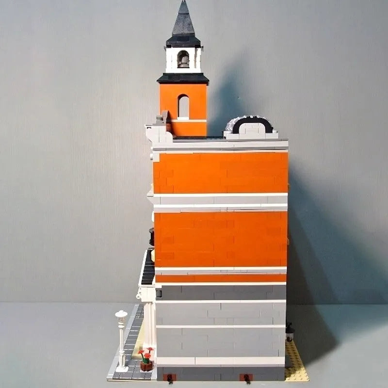 Building Blocks MOC Creator Expert City Town Hall Bricks Toys 15003 - 5