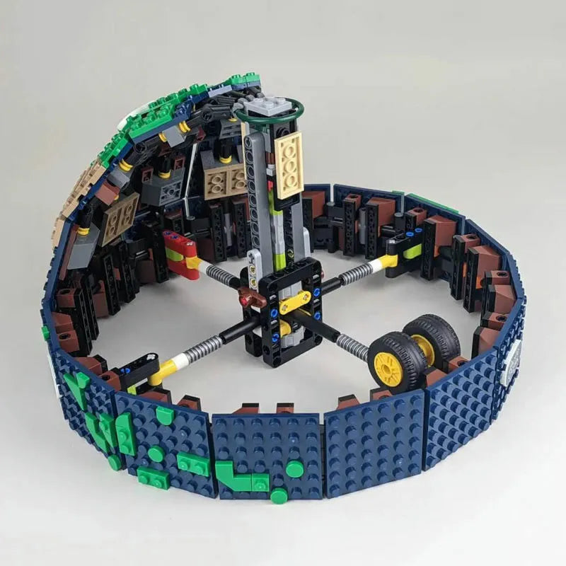 Building Blocks MOC Creator Expert Earth Globe World Map Bricks Toys 95335 - 9