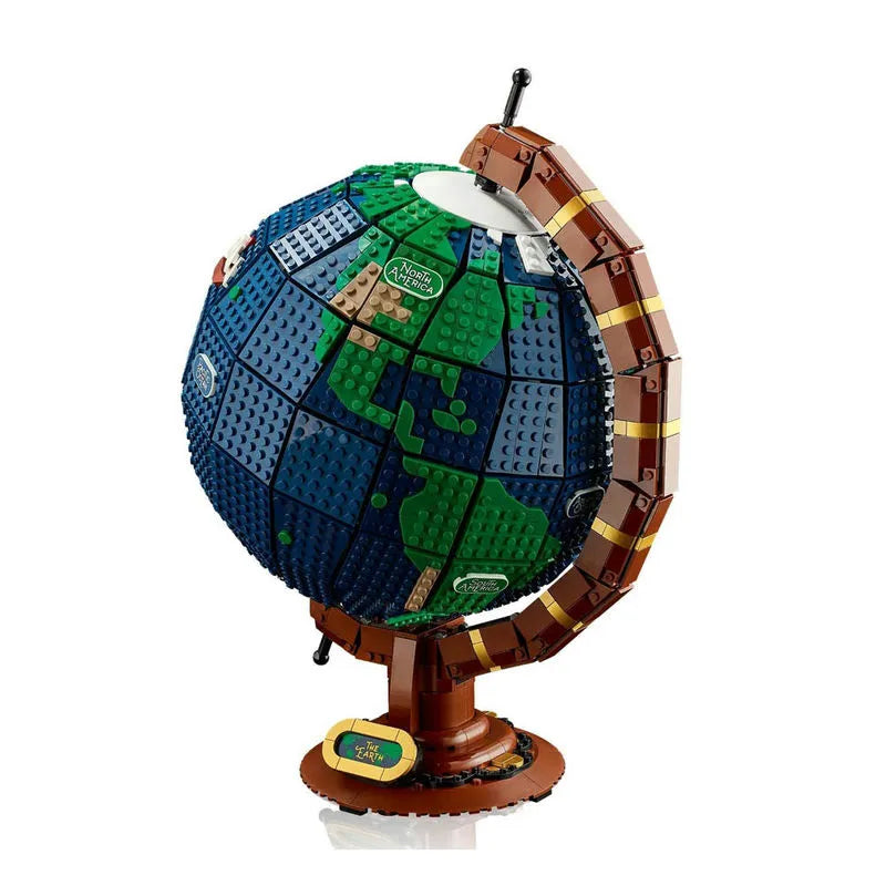 Building Blocks MOC Creator Expert Earth Globe World Map Bricks Toys 95335 - 1