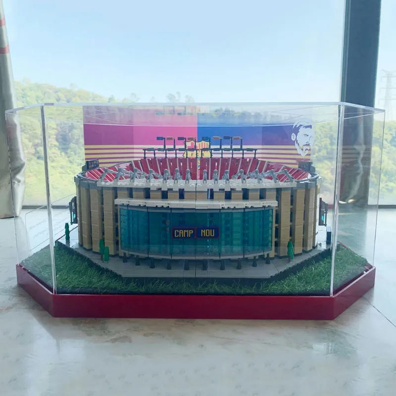 Building Blocks Creator Expert MOC FC Barcelona Football Stadium Bricks Toy - 6