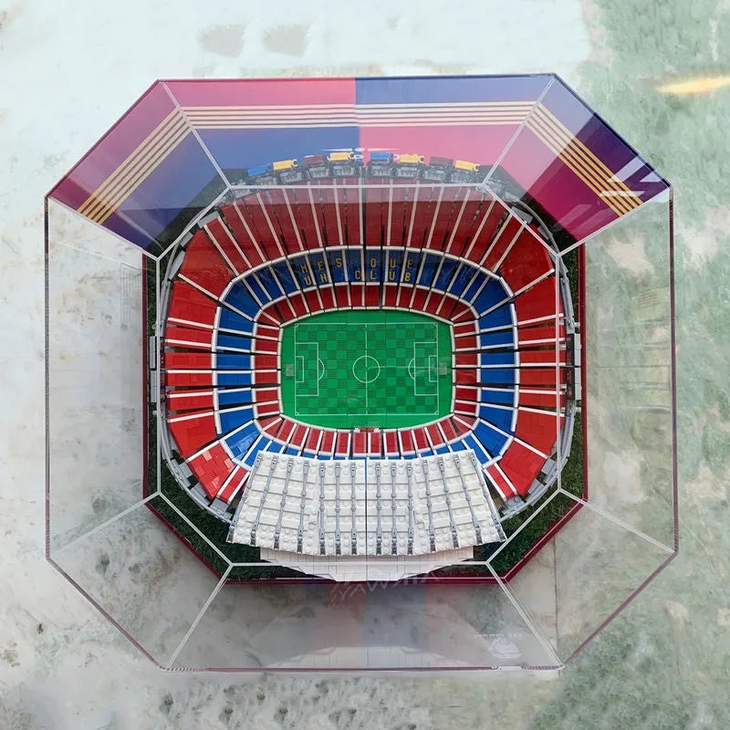 Building Blocks Creator Expert MOC FC Barcelona Football Stadium Bricks Toy - 8