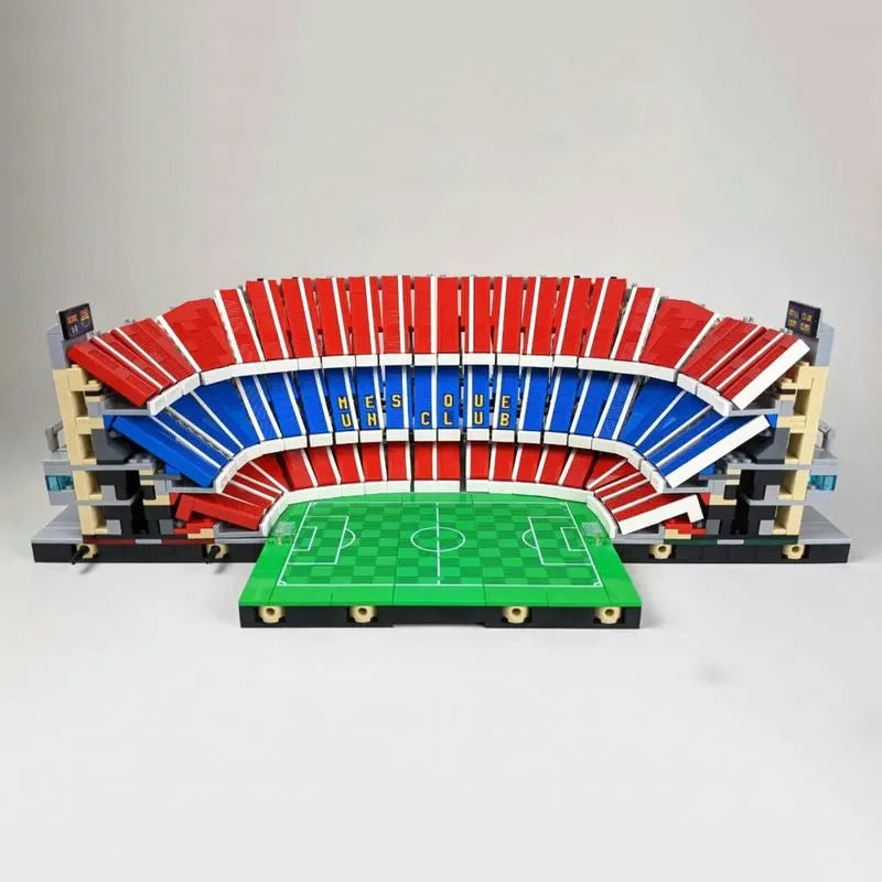 Building Blocks Creator Expert MOC FC Barcelona Football Stadium Bricks Toy - 4