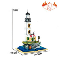 Thumbnail for Building Blocks MOC Creator Expert Medieval Lighthouse Tower Bricks Toy - 1