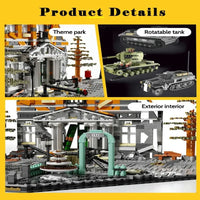 Thumbnail for Building Blocks Creator Expert MOC Military Barbarossa Project Bricks Toy - 8