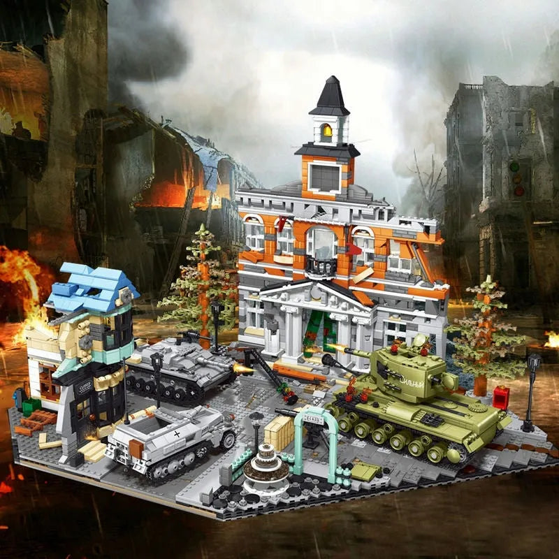 Building Blocks Creator Expert MOC Military Barbarossa Project Bricks Toy - 2