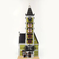 Thumbnail for Building Blocks MOC Creator Expert Monster Haunted House Bricks Toy 2025 - 5
