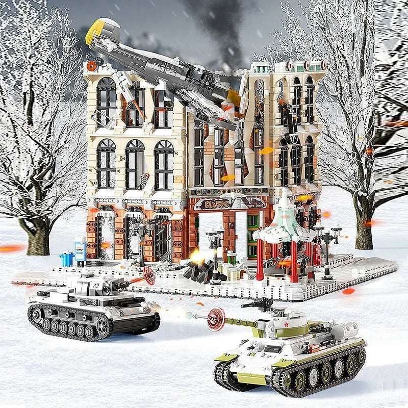 Building Blocks Creator Expert MOC Moscow Defense War Bricks Toy - 7
