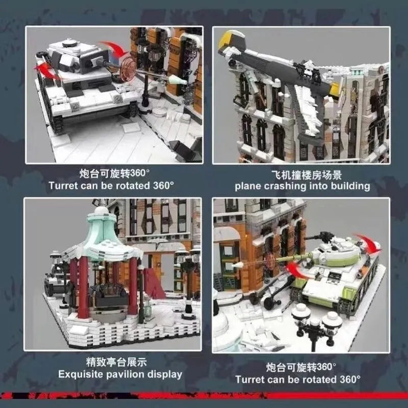 Building Blocks Creator Expert MOC Moscow Defense War Bricks Toy - 5