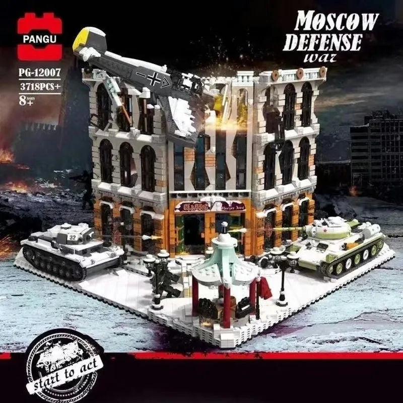 Building Blocks Creator Expert MOC Moscow Defense War Bricks Toy - 4