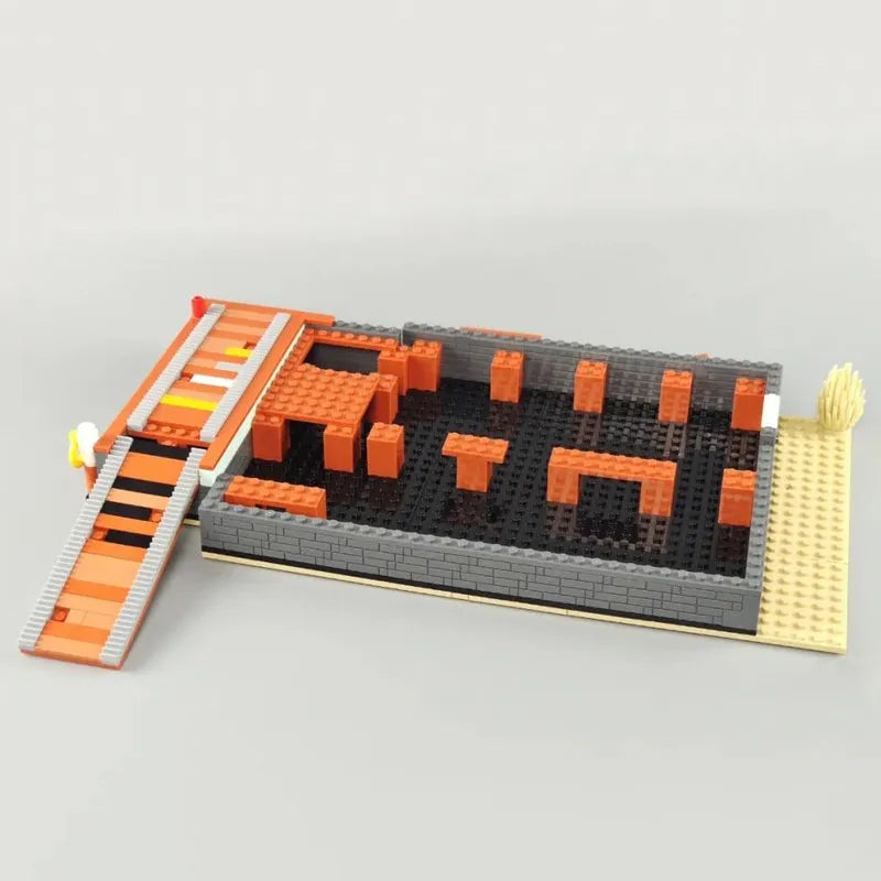 Building Blocks Creator Expert MOC Old Fishing Shipyard Bricks Toy Construction Set Toys - 13