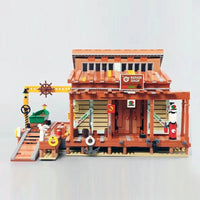 Thumbnail for Building Blocks Creator Expert MOC Old Fishing Shipyard Bricks Toy - 16