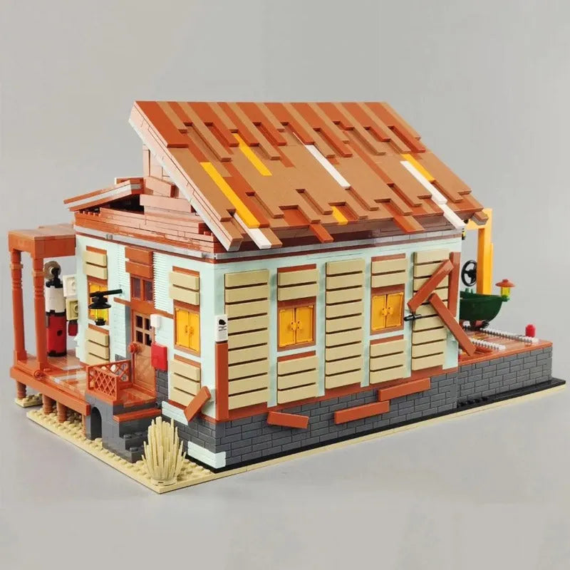 Building Blocks Creator Expert MOC Old Fishing Shipyard Bricks Toy Construction Set Toys - 9