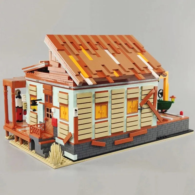 Building Blocks Creator Expert MOC Old Fishing Shipyard Bricks Toy - 9
