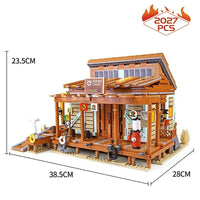 Thumbnail for Building Blocks Creator Expert MOC Old Fishing Shipyard Bricks Toy Construction Set Toys - 1