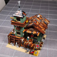 Thumbnail for Building Blocks MOC Creator Expert Old Fishing Store Bricks Toy 16050 - 13