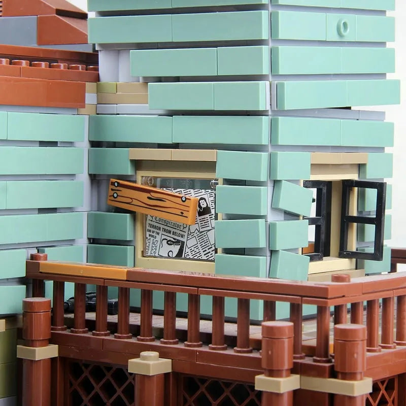 Building Blocks MOC Creator Expert Old Fishing Store Bricks Toy 16050 - 10