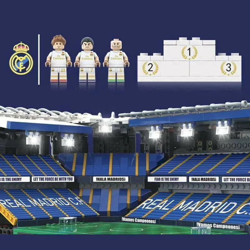 Building Blocks Creator Expert Real Madrid Football Stadium Bricks Toy - 7