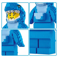 Thumbnail for Building Blocks Creator Expert MOC Shark Man MINI Bricks Toy - 6