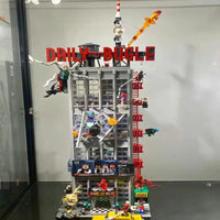 Thumbnail for Building Blocks MOC Creator Expert Super Hero Daily Bugle Bricks Toy 78008 - 11