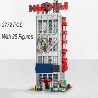 Thumbnail for Building Blocks MOC Creator Expert Super Hero Daily Bugle Bricks Toy 78008 - 10