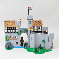 Thumbnail for Building Blocks MOC Creator Experts Lion Knight Castle Bricks Toys 85666 - 3