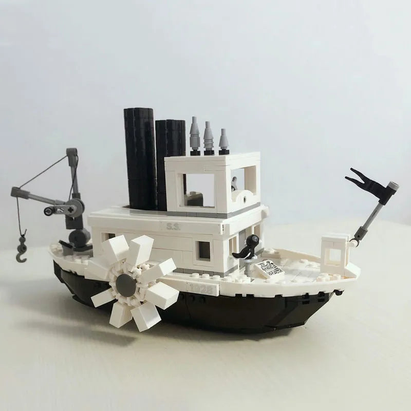 Building Blocks MOC Creator Idea Steamboat Willie Bricks Toys 16062 - 8