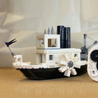 Thumbnail for Building Blocks MOC Creator Idea Steamboat Willie Bricks Toys 16062 - 5
