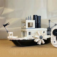Thumbnail for Building Blocks MOC Creator Idea Steamboat Willie Bricks Toys 16062 - 5