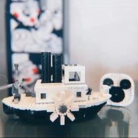 Thumbnail for Building Blocks MOC Creator Idea Steamboat Willie Bricks Toys 16062 - 6