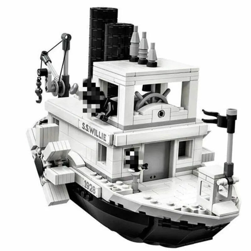 Building Blocks MOC Creator Idea Steamboat Willie Bricks Toys 16062 - 3