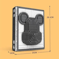Thumbnail for Building Blocks Creator Ideas MOC Bear Collector Book Bricks Toy 6301 - 1
