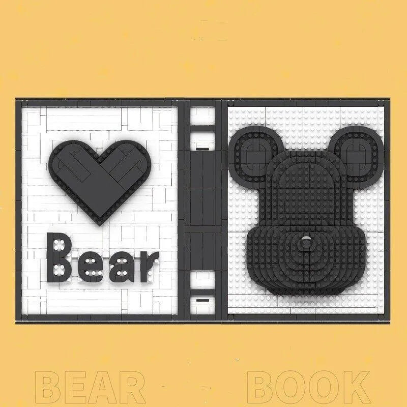 Building Blocks Creator Ideas MOC Bear Collector Book Bricks Toy 6301 - 5