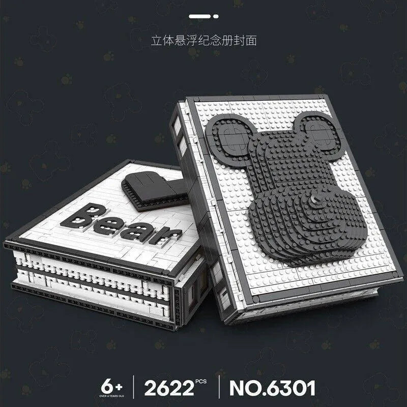 Building Blocks Creator Ideas MOC Bear Collector Book Bricks Toy 6301 Construction Set Toys - 4