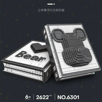 Thumbnail for Building Blocks Creator Ideas MOC Bear Collector Book Bricks Toy 6301 - 4
