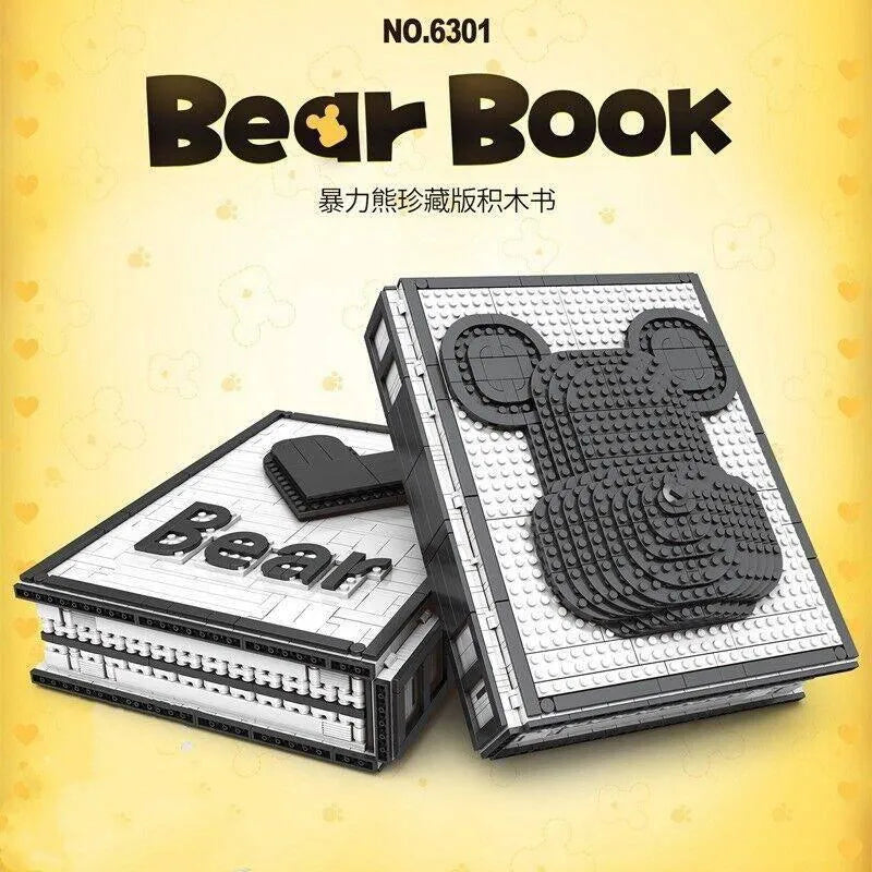 Building Blocks Creator Ideas MOC Bear Collector Book Bricks Toy 6301 - 3