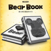Thumbnail for Building Blocks Creator Ideas MOC Bear Collector Book Bricks Toy 6301 - 3