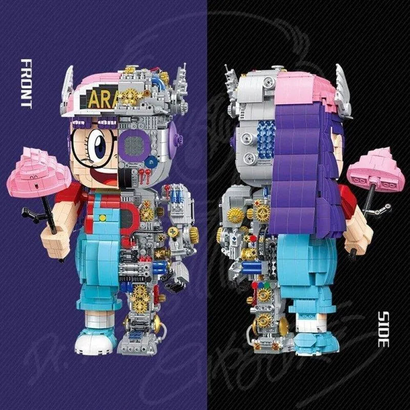 Building Blocks MOC Creator Japanese Anime Mecha Robot Bricks Toy - 5